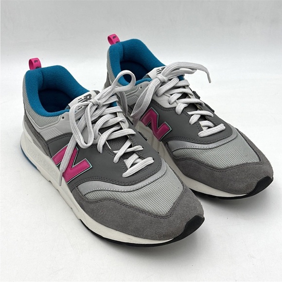 New Balance 997H Castlerock Gray Blue Pink Running Sneakers Mens Size 11.5 D